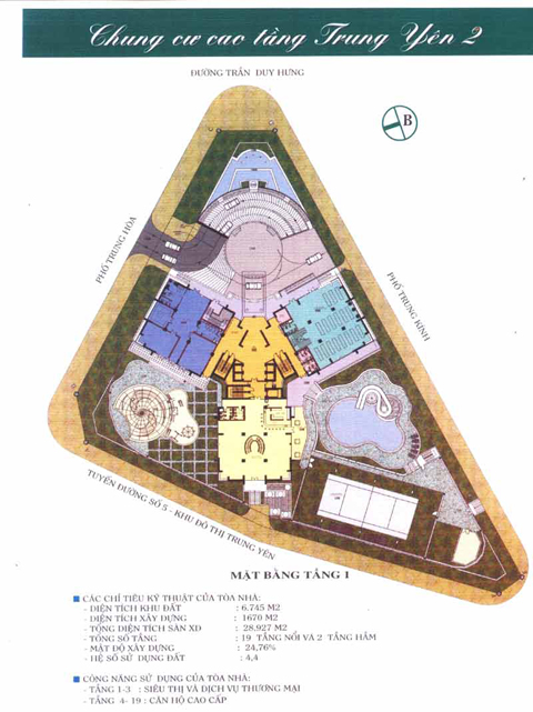 Hạ tầng, quy hoạch của Chung cư cao tầng Trung Yên II (Trung Yên Plaza) | ảnh 1
